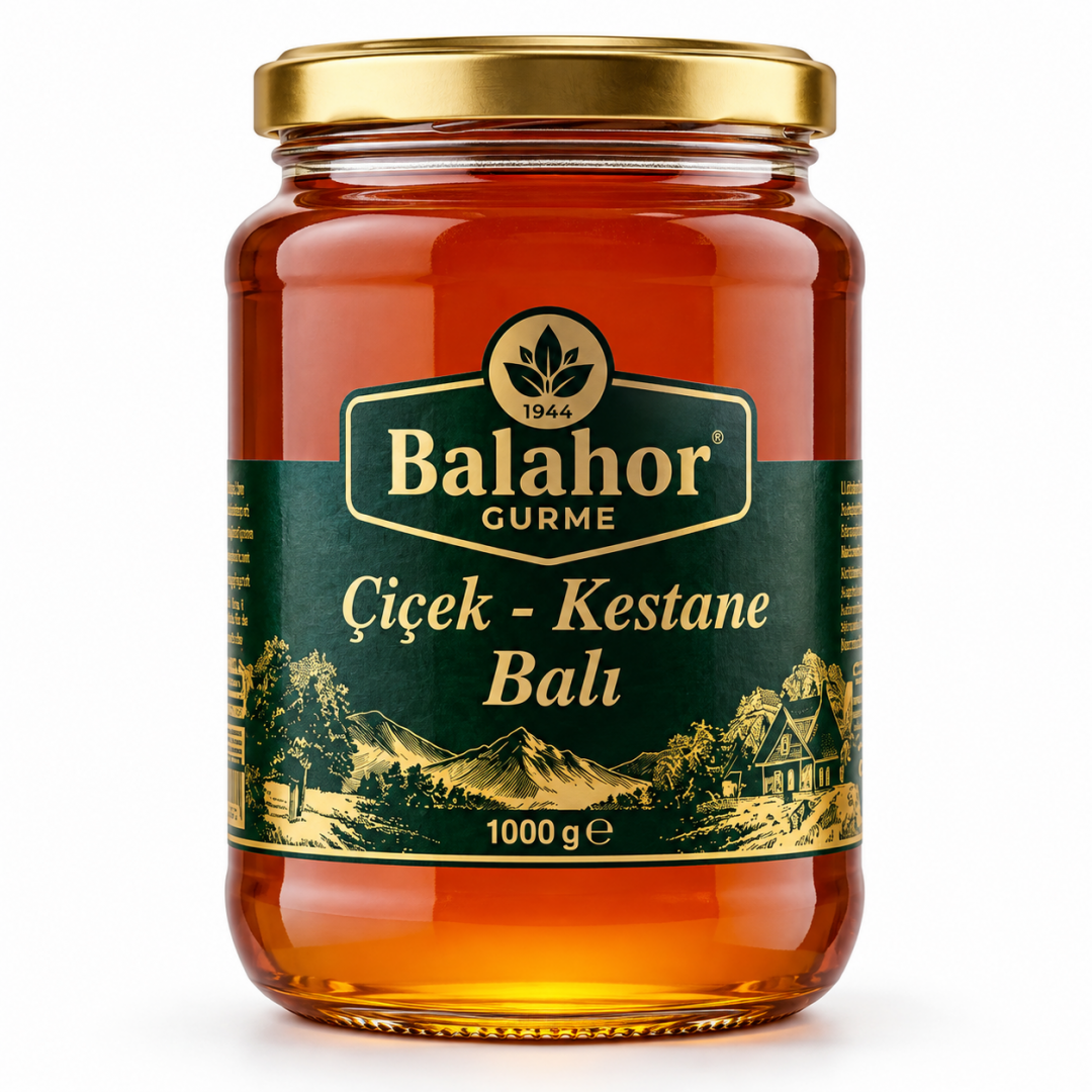 Çiçek - Kestane Karışık Bal 1 kg